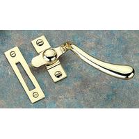 brass unlacquered casement fastener handle