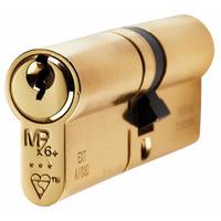 Brass 3* Euro Profile Double Cylinder