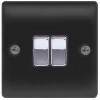 British General 10AX 2-Way Double Black Switch