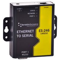 Brainboxes ES-246 1 Port RS232 Ethernet to Serial Adapter