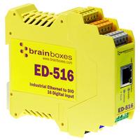 Brainboxes ED-516 Ethernet to 16 Digital Inputs + RS485 Gateway
