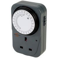 brennenstuhl mz20 24 hour plug in timer grey