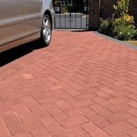 Bradstone, Driveway Block Paving Red 200 x 100 x 50 - Fully Loaded