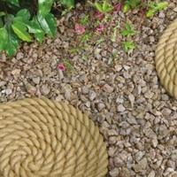 bradstone stepping stones rope stepping stone cream 430 diameter 23 pe ...