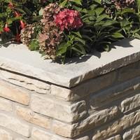 bradstone natural sandstone walling fossil buff coping edging 450 x 16 ...