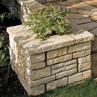 Bradstone, Old Town Walling Weathered Limestone Coping 460(L) x 195(W) x 45(H) - Individual Unit