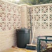 Bradstone, Screenwall Off-White Leaf Block, 290(L) x 90(W) x 290(H) - Individual Unit