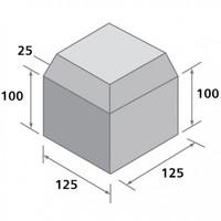 Bradstone, Block Kerbs Brindle Small Kerb, External Angle SK/A - Individual Unit