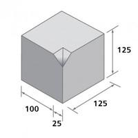 Bradstone, Block Kerbs Brindle Small Kerb, Internal Angle SK/B - Individual Unit