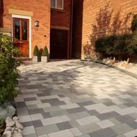 Bradstone, StoneMaster Block Paving Mid Grey Washed Mixed Size Pack - 10.20 m2 Per Pack