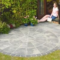 bradstone old riven paving autumn silver 2 ring squaring off kit 1 pac ...