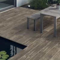 Bradstone, Madera Antigua Porcelain Paving Oak 900 x 150 x 20 - 144 Per Pack