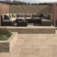 Bradstone, Vetusto Porcelain Paving Dune Patio Pack - 18.36 m2 Per Pack