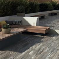 Bradstone, Madera Antigua Porcelain Paving Grey 900 x 150 x 20 - 3 Units