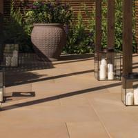 Bradstone, Smooth Natural Sandstone Paving Sunset Patio Pack - 15.30 m2 Per Pack