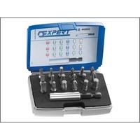 Britool 1/4 in Drive Bit Set 18 Piece + Bit Holder