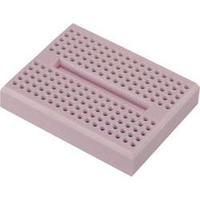 Breadboard Pink Total number of pins 170 (L x W x H) 46 x 36 x 8 mm Conrad Components 0165-4219-12-15010 1 pc(s)