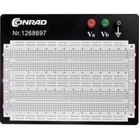 Breadboard Total number of pins 1800 (L x W x H) 114.3 x 186.2 x 8.4 mm Conrad Components 0165-40-1-32022B 1 pc(s)