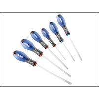 Britool Screwdriver Set 6 Piece Slotted / Pozidriv