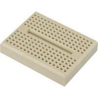 Breadboard Brown Total number of pins 170 (L x W x H) 46 x 36 x 8 mm Conrad Components 0165-4219-18-15010 1 pc(s)