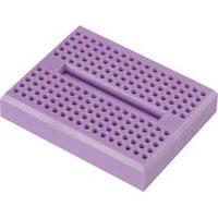 Breadboard Purple Total number of pins 170 (L x W x H) 46 x 36 x 8 mm Conrad Components 0165-4219-07-15010 1 pc(s)