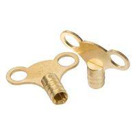 Brass Clock Type Radiator Keys (Pack of 2)