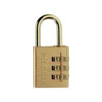 Brass Finish 40mm 4-Digit Combination Padlock