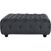 Branagh Large Ottoman, Anthracite Grey