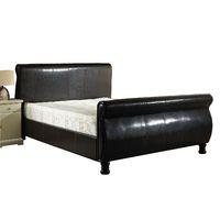 Bruno Bed - Dark Brown - Double