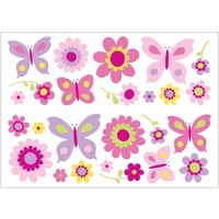 Brewers Wallpapers Butterfly Garden Wall Stickers, 01492