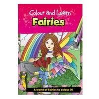 Brainbox Colour And Learn Fairies Kids Arts And Crafts