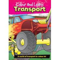 Brainbox Colour And Learn Transport Art Book