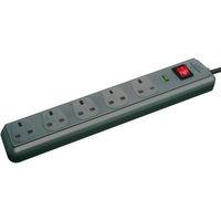 Brennenstuhl Brennenstuhl 5-way Eco-Line 4.500A Extension Socket With Surge Protection