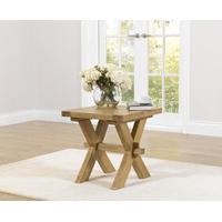 bruges solid oak lamp table