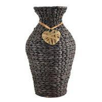 Brown Wicker Vase Large