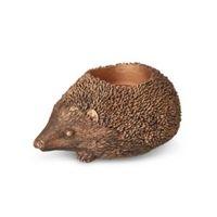 Bronze Painted Hedgehog Tealight Holder