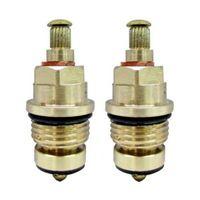 brass tap gland with rubber seal thread12 dia8mm set of 2