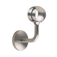 Brushed Connecting Handrail Wall Bracket (W)40mm