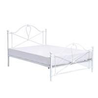 Bronte White Metal Bed Frame - Kingsize