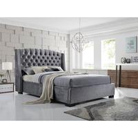 Brando Fabric Bed Frame - Dark Grey - Kingsize