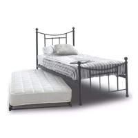 bristol bed frame with trundle bed single black