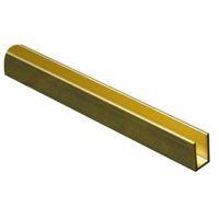 Brass U Profile (H)6mm (W)6mm (L)1m