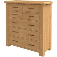 Bradburn Oak 4 Over 3 Chest of Drawer