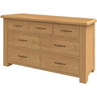 bradburn oak 7 chest of drawer