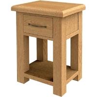 Bradburn Oak 1 Drawer Bedside Cabinet