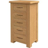 Bradburn Oak 5 Chest of Drawer