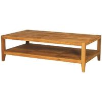 Brooklyn Oak Large Coffee Table With Shelf
