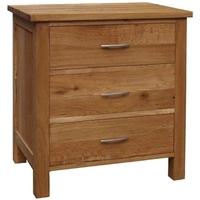 Brooklyn Oak 3 Drawer Narrow Chest of Drawer