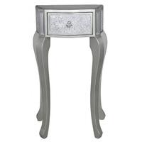 bradford silver telephone table with champagne trim