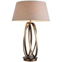 Brisa Antique Brass Table Lamp